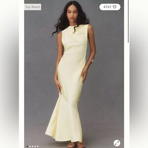 Significant Other Lana Cowl Neck tie back maxi dress